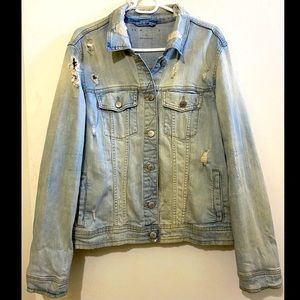Aeropostale Distressed Denim Jacket